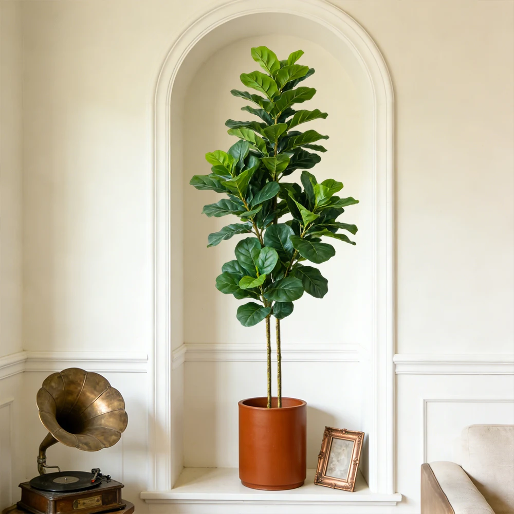 64/122cm Artificial Fiddle Fig - огляд і ціна Ficus Lyrata Tree