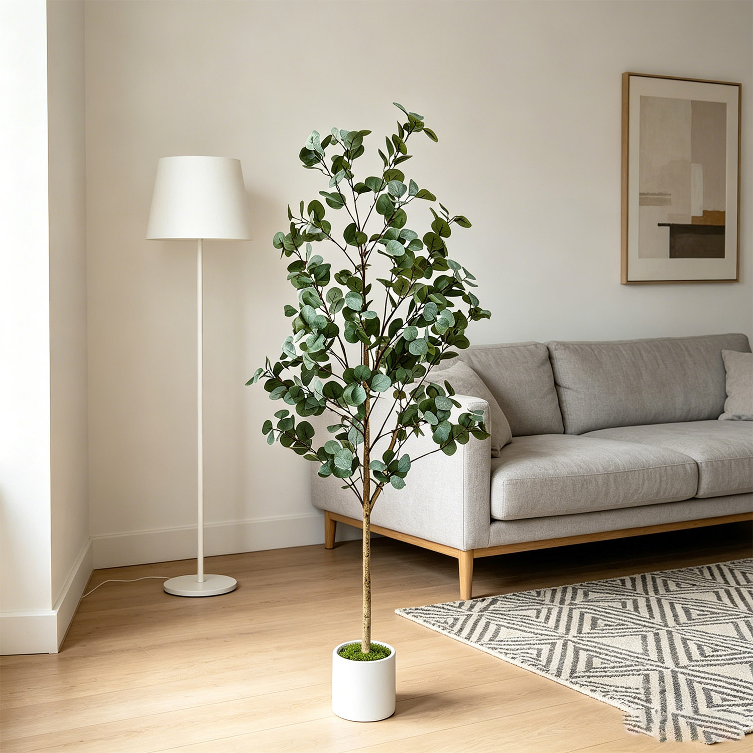 120-155Cm/5.1Ft Artificial Euc - огляд і ціна Ficus Lyrata Tree